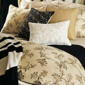 High Quality 100% Cottone RALPH LAUREN Plage D'or Flora Duvet Cover King size